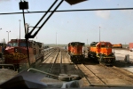 BNSF 606, BNSF 4663, and FURX 7215